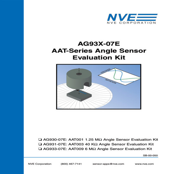 角度感測晶片應用套件 AG930-07E AAT001 Angle Sensor Evaluation Kit