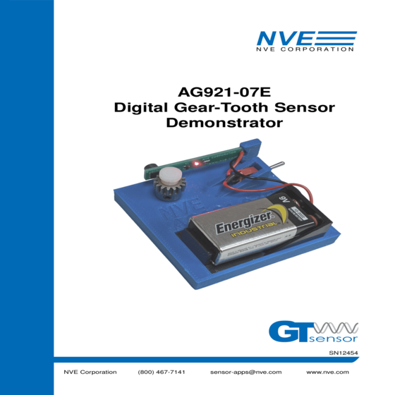 齒盤感測晶片應用套件 AG921-07E AKL001 Gear-Tooth Sensor Demonstrator