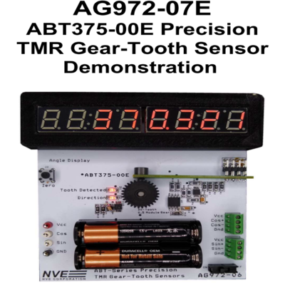 高精度角度TMR感測晶片應用套件 AG972-07E_ABT375-00E TMR Gear-Tooth Sensor Evaluation Kit